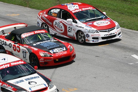 Pizza Company Honda racer